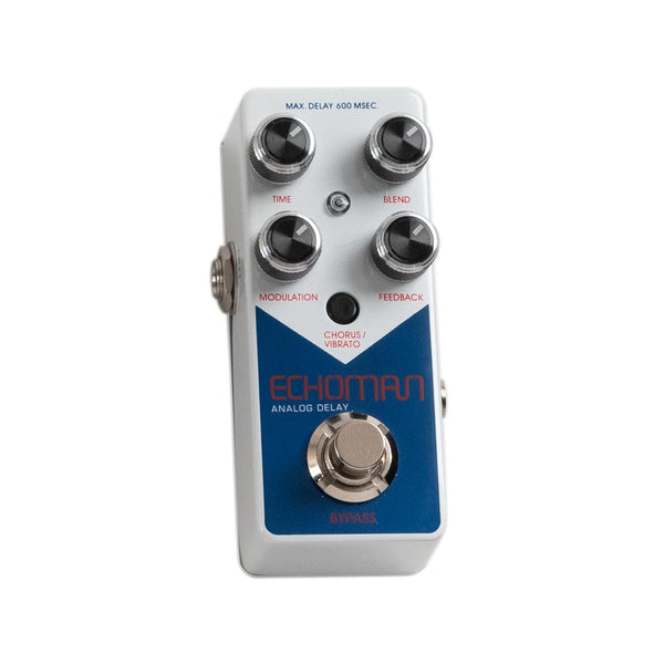Pedal De Efeito Guitarra Echoman V21 Xvive Delay Analógico Branco