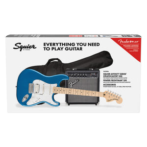 SQUIER AFFINITY SERIES STRATOCASTER HSS PACK - MAPLE FINGERBOARD, LAKE PLACID BLUE
