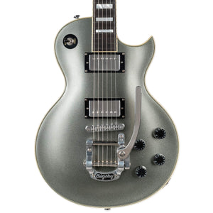 USED PRESTIGE HERITAGE CUSTOM DELUXE - METALLIC CHARCOAL WITH BIGSBY AND CASE