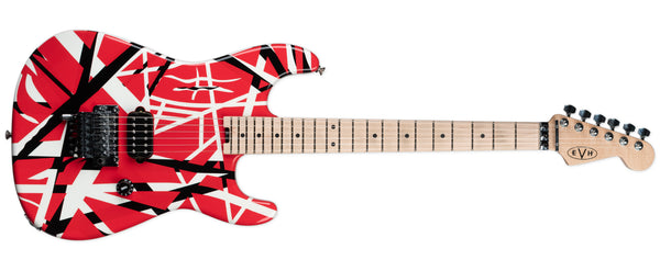 USED EVH 2013 STRIPED SERIES -RED/BLACK/WHITE WITH CASE