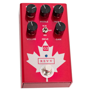 REVV G2 - LIMITED CANADA EDITION - GREEN CHANNEL OVERDRIVE/CRUNCH PEDAL