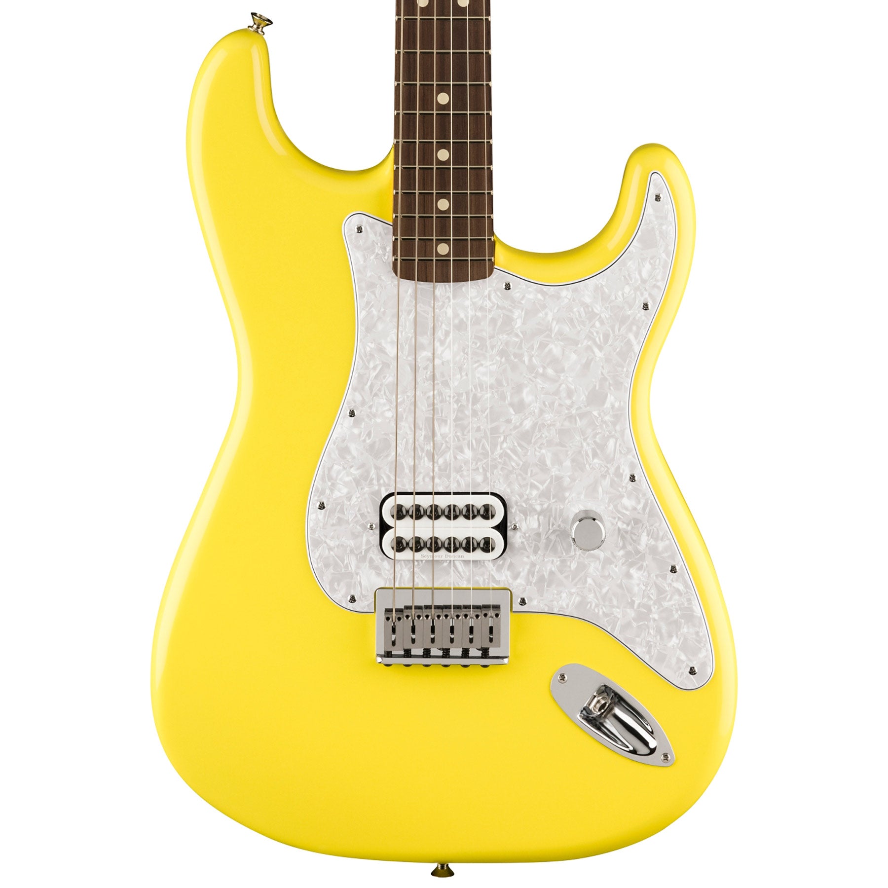 FENDER LIMITED EDITION TOM DELONGE SIGNATURE STRATOCASTER - GRAFFITI YELLOW