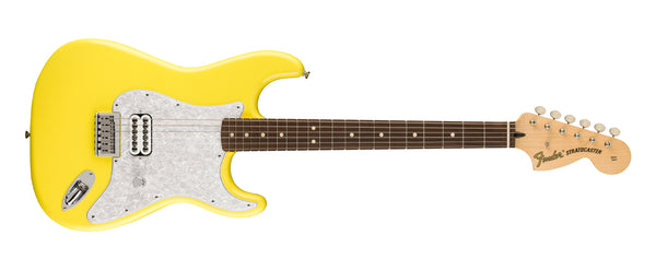 FENDER LIMITED EDITION TOM DELONGE SIGNATURE STRATOCASTER - GRAFFITI YELLOW