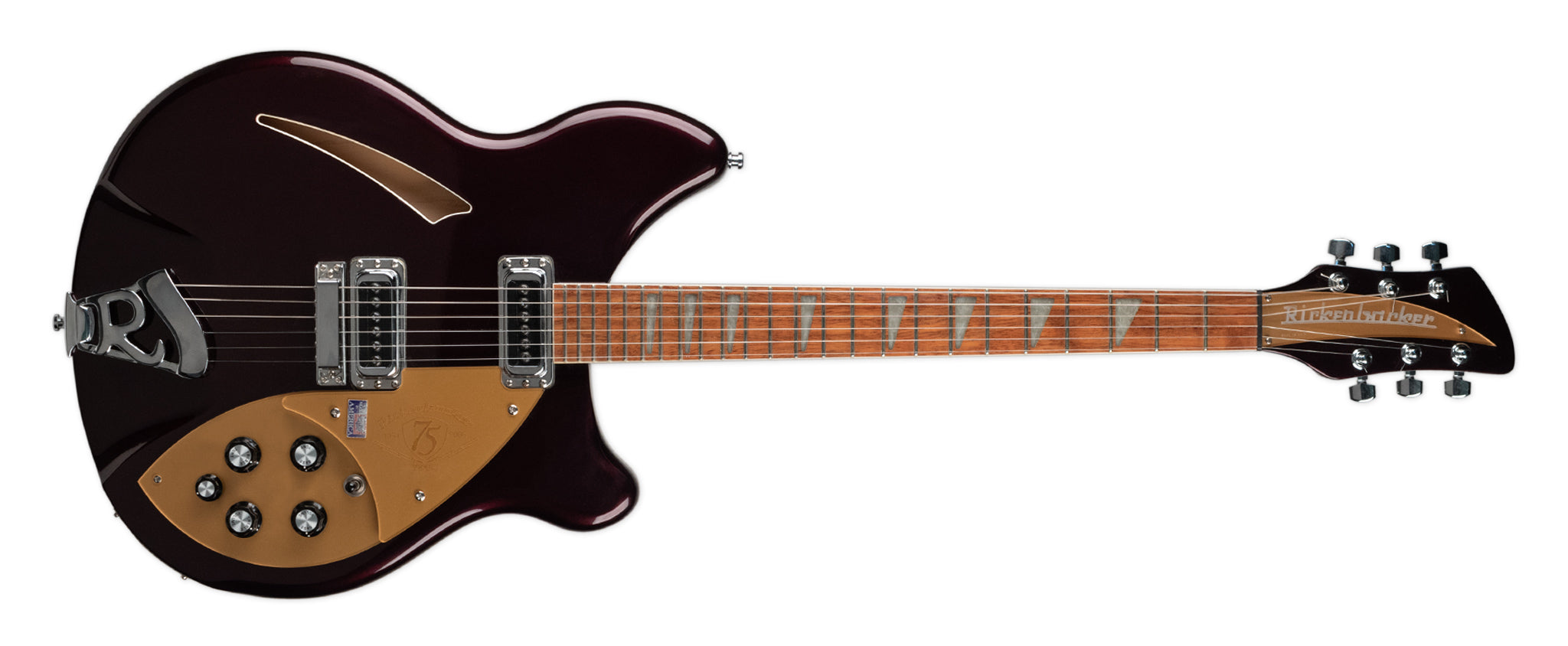 USED RICKENBACKER 360 - 75TH ANNIVERSARY MODEL DARK CHERRY