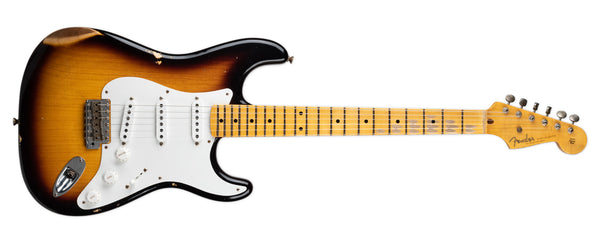 FENDER CUSTOM SHOP LIMITED 1955 STRATOCASTER RELIC - 2 TONE SUNBURST