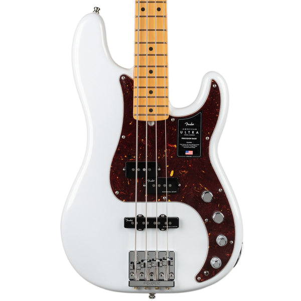 FENDER AMERICAN ULTRA PRECISION BASS - ARCTIC PEARL W/CASE | Stang Guitars