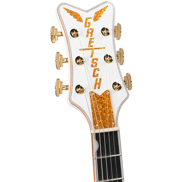 GRETSCH G6136TG PLAYERS EDITION WHITE FALCON WITH STRING-THRU BIGSBY AND GOLD HARDWARE