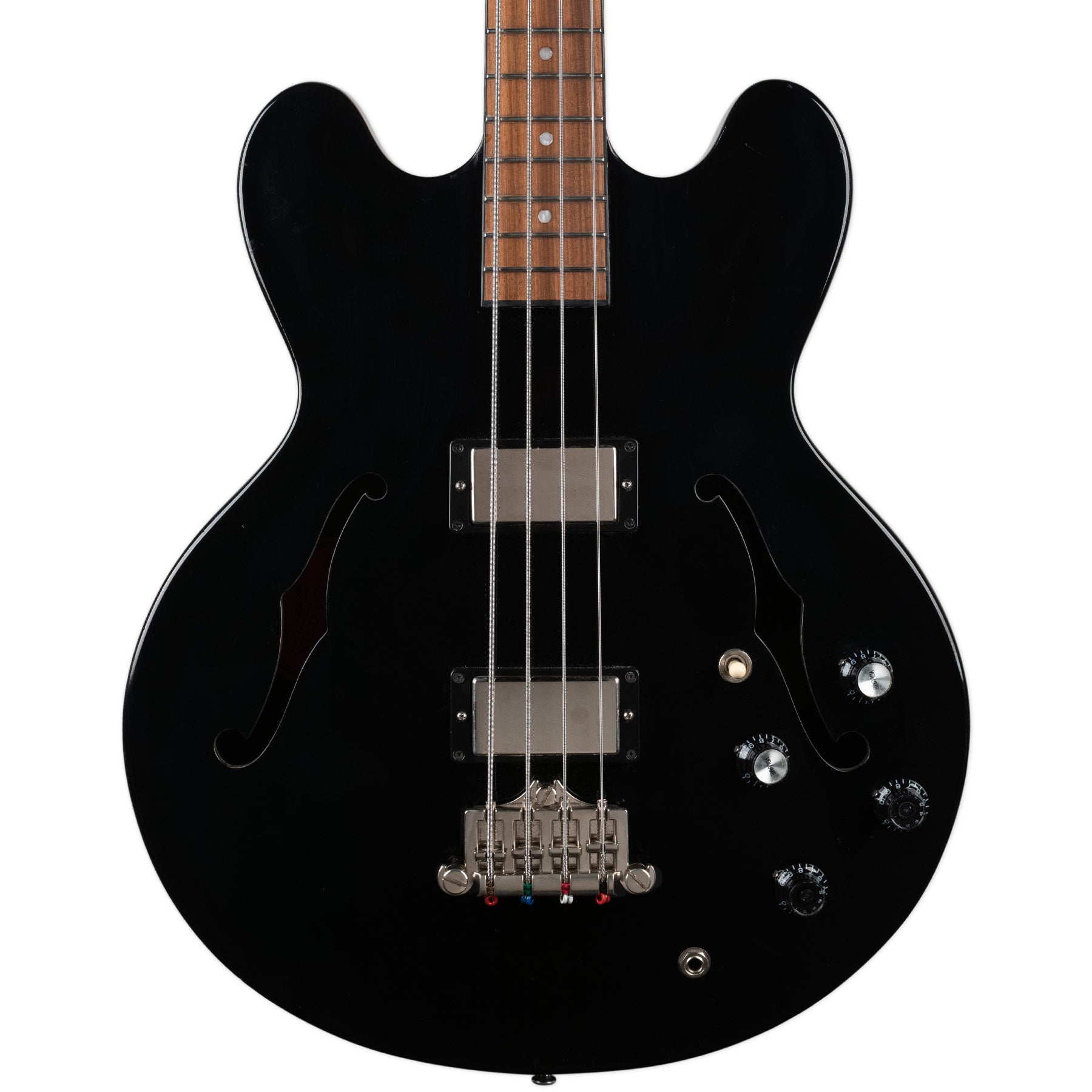 USED GIBSON ES-335 BASS - EBONY WITH CASE