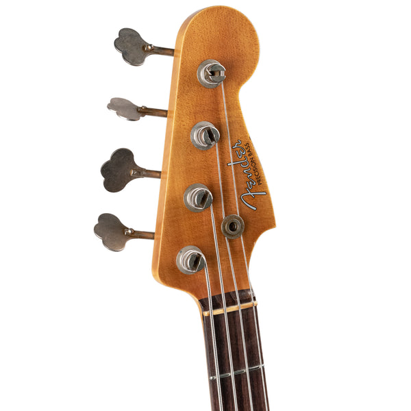 FENDER CUSTOM SHOP LIMITED EDITION 1961 PRECISION BASS RELIC - AGED SHERWOOD GREEN METALLIC
