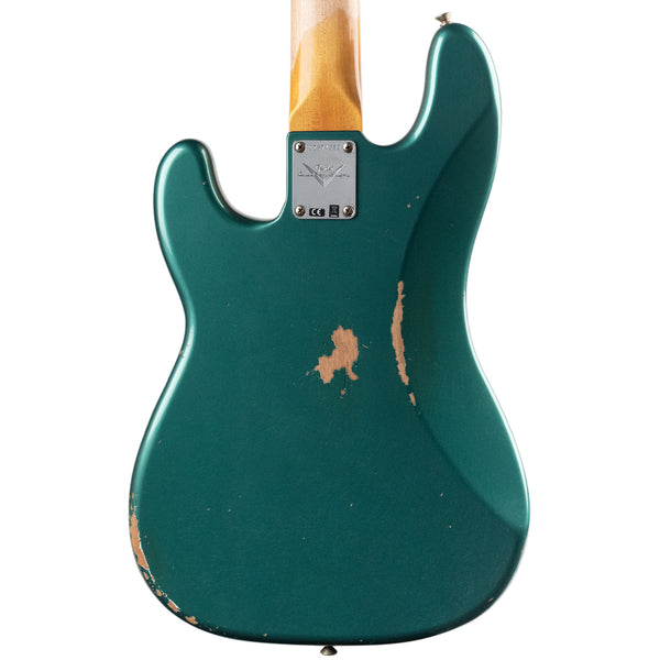 FENDER CUSTOM SHOP LIMITED EDITION 1961 PRECISION BASS RELIC - AGED SHERWOOD GREEN METALLIC