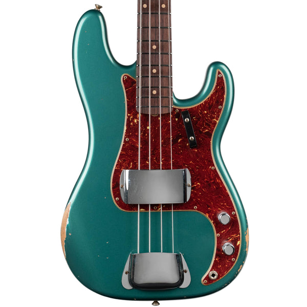 FENDER CUSTOM SHOP LIMITED EDITION 1961 PRECISION BASS RELIC - AGED SHERWOOD GREEN METALLIC
