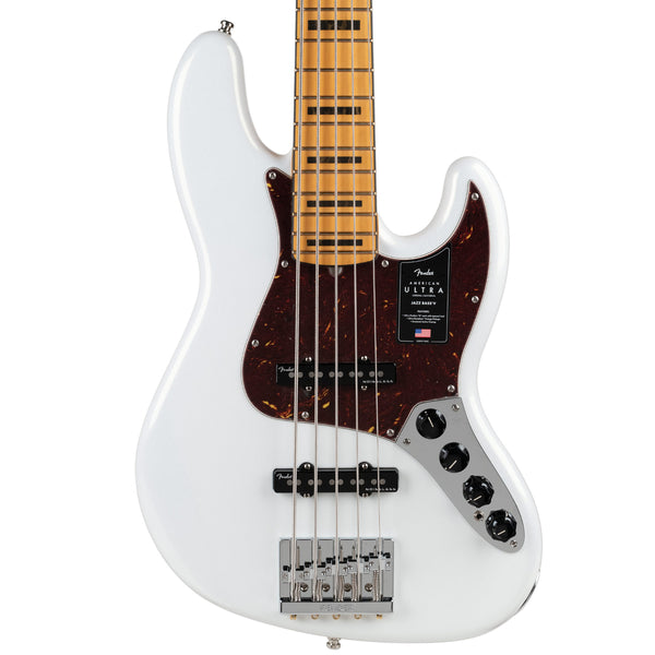 FENDER AMERICAN ULTRA JAZZ BASS V- ARCTIC PEARL