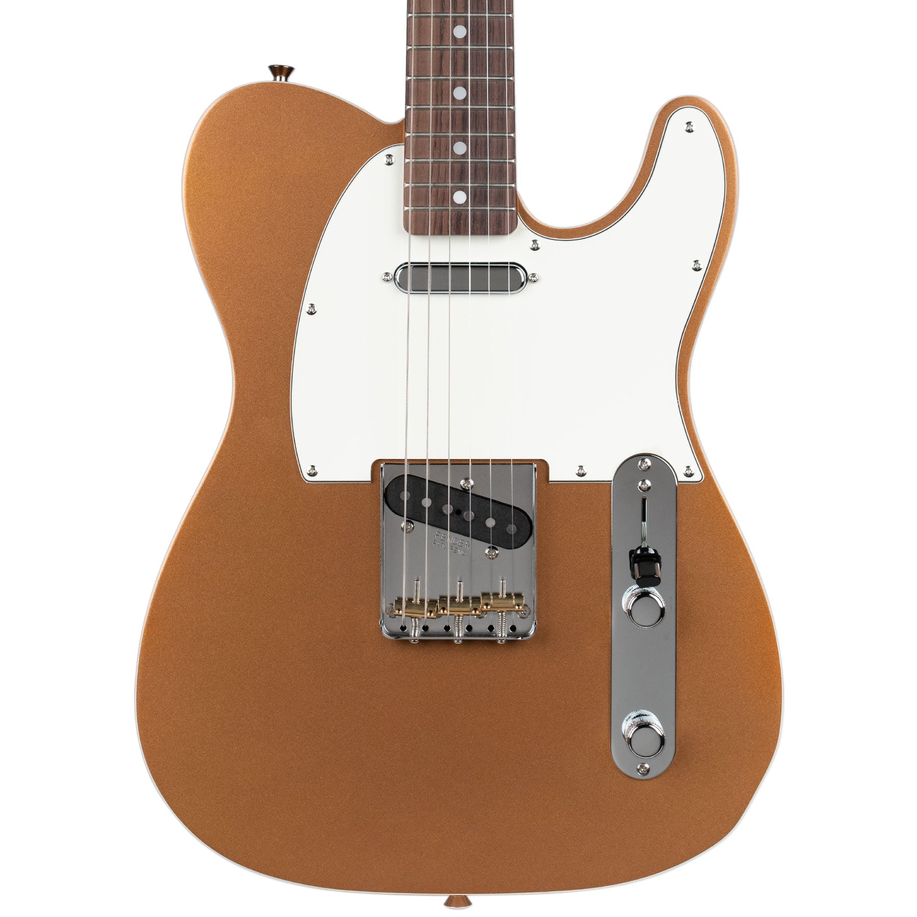 FENDER JV MODIFIED '60S CUSTOM TELECASTER - FIREMIST GOLD