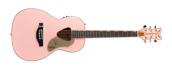 GRETSCH G5021E RANCHER PENGUIN PARLOR ACOUSTIC/ELECTRIC - SHELL PINK