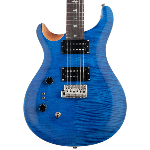 PRS SE LEFTY CUSTOM 24-08 - FADED BLUE BURST