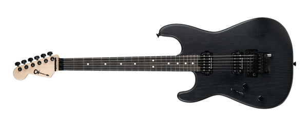 USED CHARVEL PRO-MOD SAN DIMAS® STYLE 1 HH FR E LEFT HANDED - SATIN BLACK WITH YORKVILLE CASE