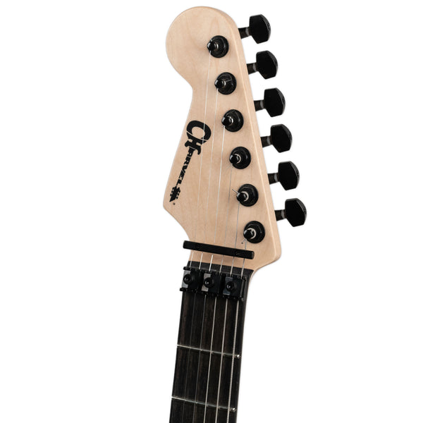 USED CHARVEL PRO-MOD SAN DIMAS® STYLE 1 HH FR E LEFT HANDED - SATIN BLACK WITH YORKVILLE CASE