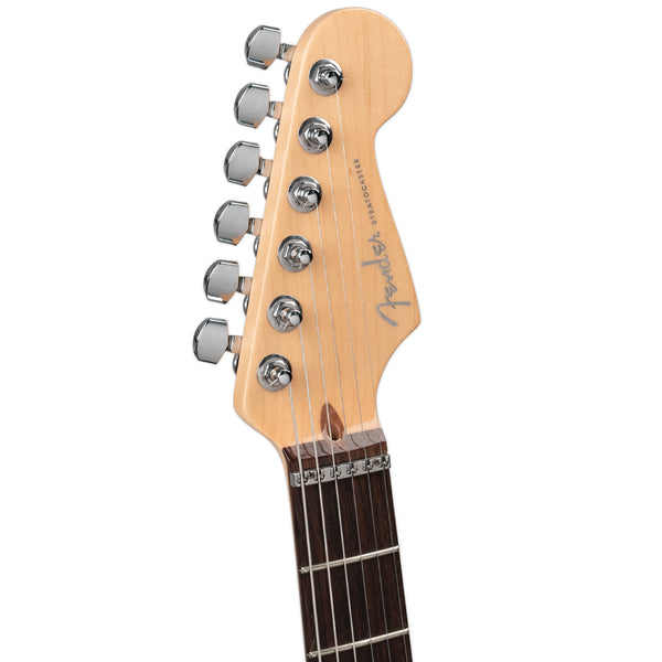 USED FENDER 2007 AMERICAN DELUXE HSS FAT STRATOCASTER - 3-COLOUR SUNBURST WITH CASE
