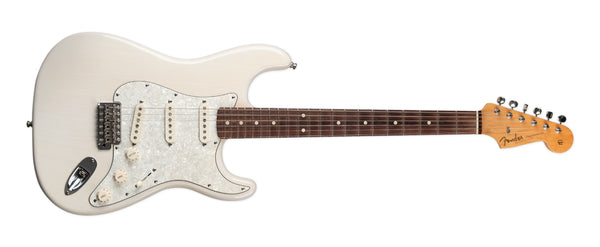 USED FENDER AMERICAN VINTAGE '59 STRATOCASTER  - SPECIAL EDITION WHITE BLONDE WITH CASE