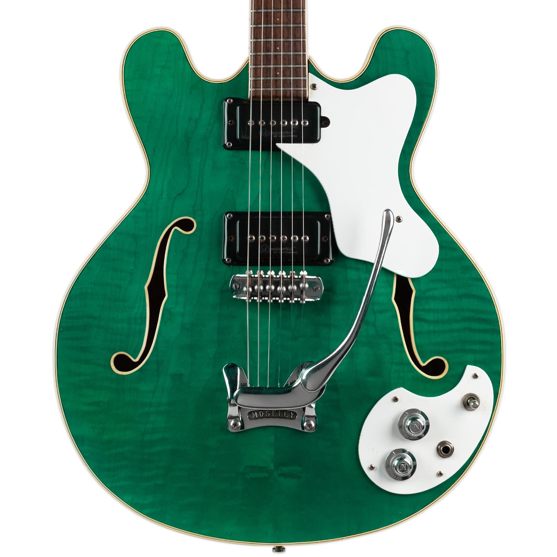 VINTAGE 1967  MOSRITE CELEBRITY II - EMERALD GREEN WITH CASE