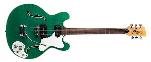 VINTAGE 1967  MOSRITE CELEBRITY II - EMERALD GREEN WITH CASE