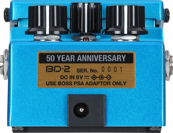 BOSS BD-2 BLUES DRIVER - 50TH ANNIVERSARY SPECIAL EDITION