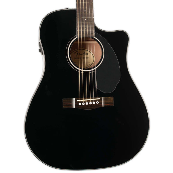 CD-60SCE DREADNOUGHT BLACK WITH ELECTRONICS