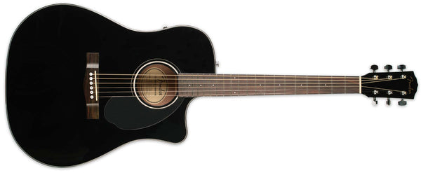 CD-60SCE DREADNOUGHT BLACK WITH ELECTRONICS