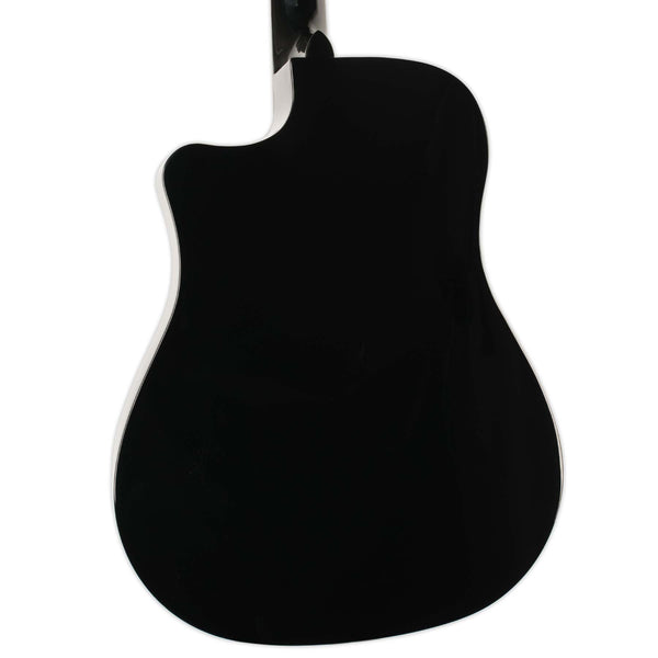 CD-60SCE DREADNOUGHT BLACK WITH ELECTRONICS