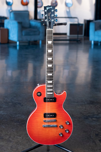 USED GIBSON LES PAUL CLASSIC PLAYER PLUS 2018 - ORANGE SUNRISE