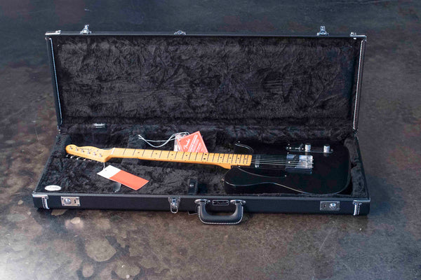 FENDER DEALER EXCLUSIVE VINTERA ROAD WORN '60S DOUBLE ESQUIRE - BLACK WITH CASE