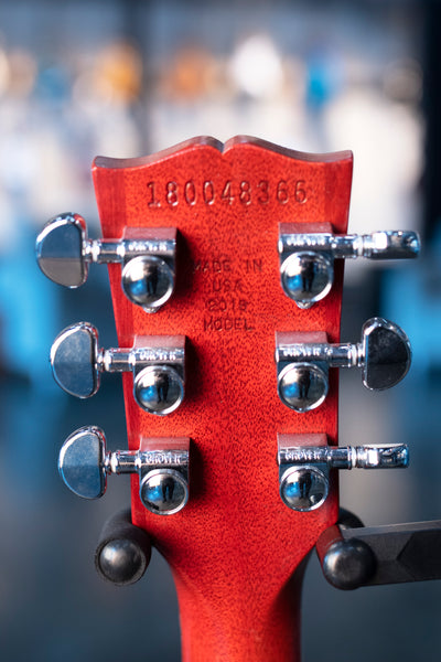 USED GIBSON LES PAUL CLASSIC PLAYER PLUS 2018 - ORANGE SUNRISE
