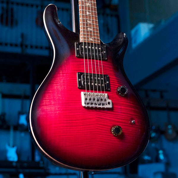 VINTAGE PRS CUSTOM 24 1990 - BLACK CHERRY WITH SWEET SWITCH AND ORIGINAL CASE