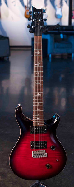 VINTAGE PRS CUSTOM 24 1990 - BLACK CHERRY WITH SWEET SWITCH AND ORIGINAL CASE
