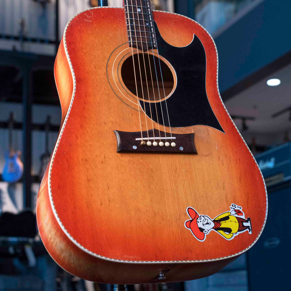 USED GRAMMAR G-58 ACOUSTIC GUITAR WITH CASE