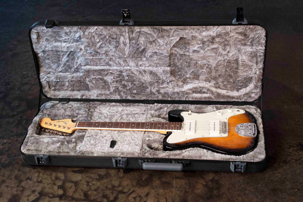 USED FENDER THE JAZZ TELE 2 COLOUR SUNBURST PARALLEL UNIVERSE LIMITED EDITION