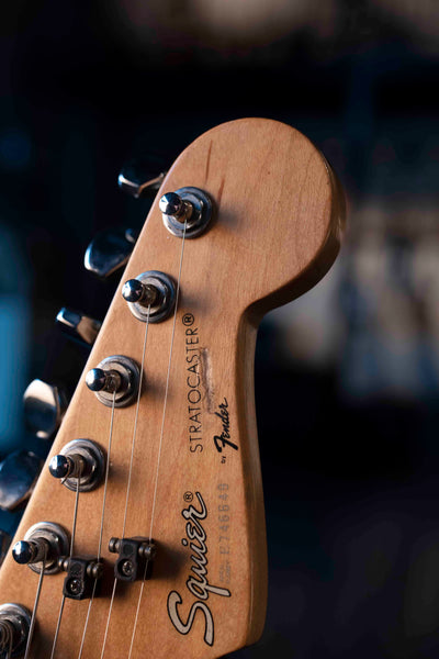 USED SQUIER MIK STRATOCASTER BLACK