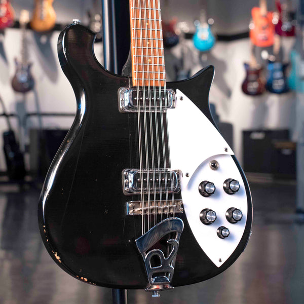 VINTAGE RICKENBACKER 610/12 - BLACK WITH GIGBAG