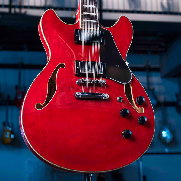 IBANEZ AS7312TCD AS ARTCORE SERIES 12 STRING  - TRANSPARENT CHERRY RED