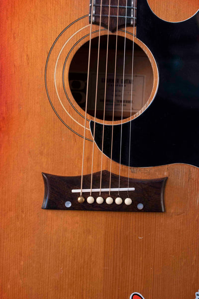 USED GRAMMAR G-58 ACOUSTIC GUITAR WITH CASE