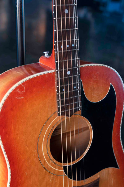 USED GRAMMAR G-58 ACOUSTIC GUITAR WITH CASE