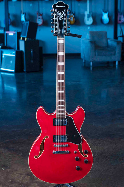 IBANEZ AS7312TCD AS ARTCORE SERIES 12 STRING  - TRANSPARENT CHERRY RED