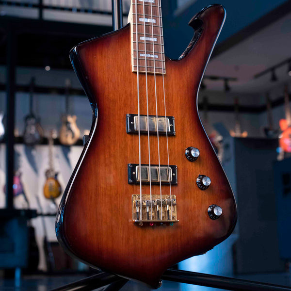 USED IBANEZ ICB200 STANDARD ICEMAN BASS WITH CASE
