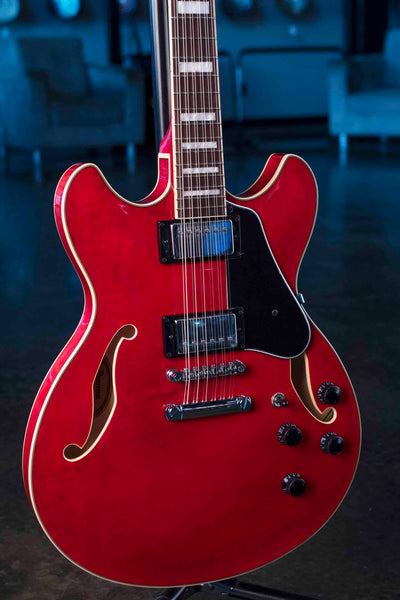 IBANEZ AS7312TCD AS ARTCORE SERIES 12 STRING  - TRANSPARENT CHERRY RED