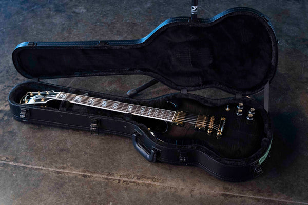 USED GIBSON SG SUPREME - TRANS EBONY BURST