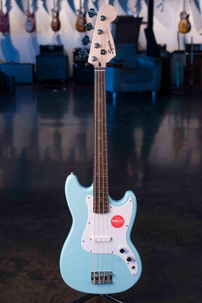 SQUIER SONIC BRONCO BASS - DAPHNE BLUE