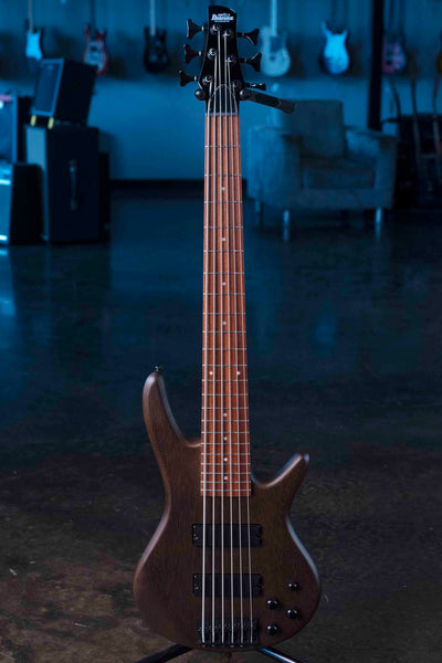 IBANEZ GSR206BWNF GIO 6 STRING BASS WITH ACTIVE PHAT II EQ - WALNUT FLAT