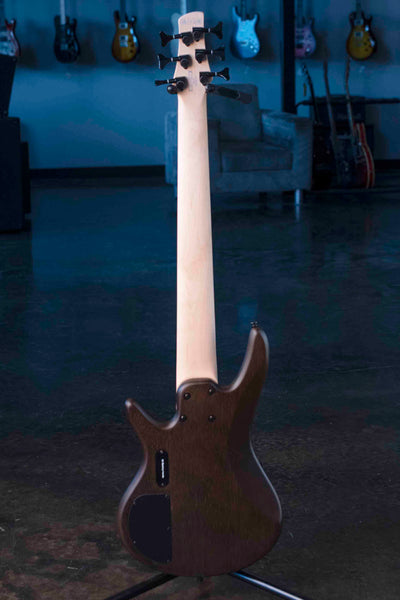 IBANEZ GSR206BWNF GIO 6 STRING BASS WITH ACTIVE PHAT II EQ - WALNUT FLAT
