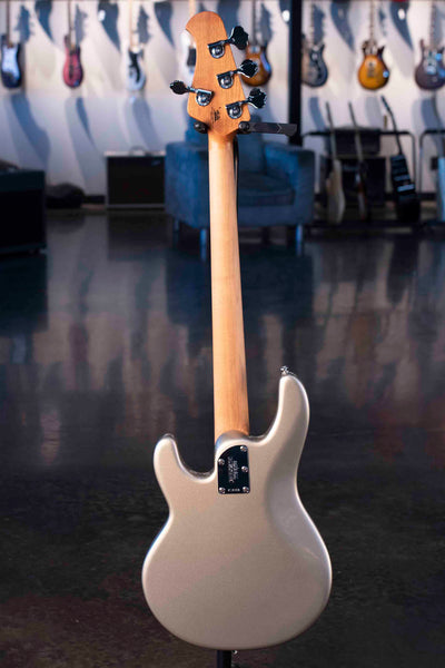 ERNIE BALL MUSIC MAN STINGRAY SHORT-SCALE BASS - GHOSTWOOD WITH CASE