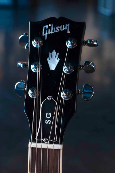 USED GIBSON SG STANDARD - EBONY WITH CASE AND BKP PICKUPS